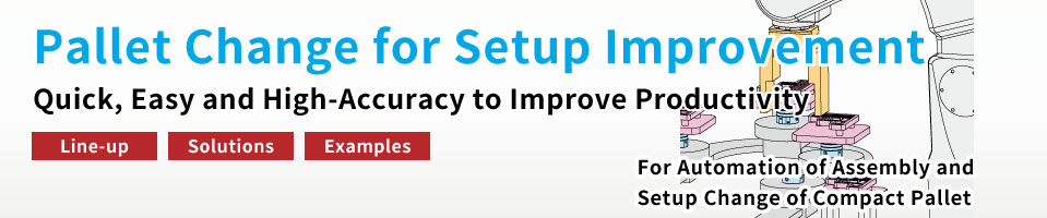 Pallet Change for Setup Improvement