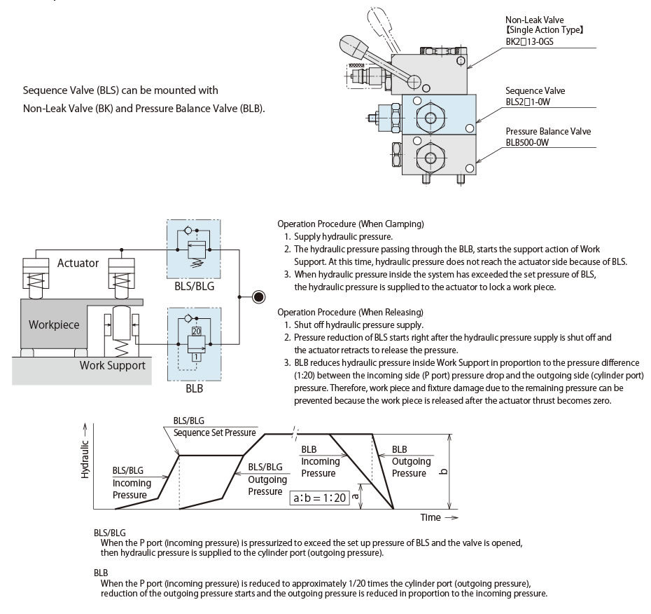 Example of a combination of BLS and BLB